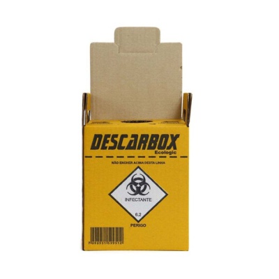 Coletor De Material Perfuro Cortante 7L - Descarbox